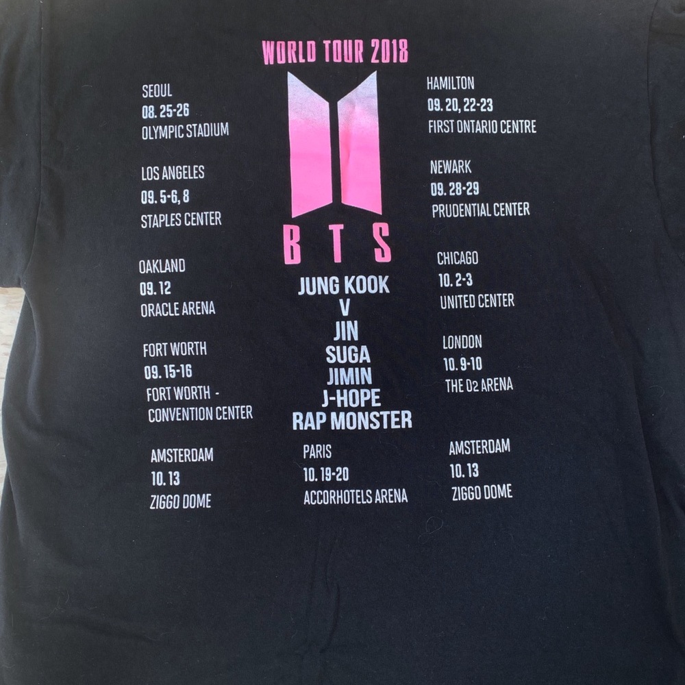 BTS World Tour Shirt